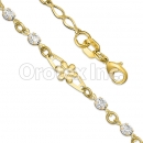 BN 014 Gold Layered CZ Bracelet